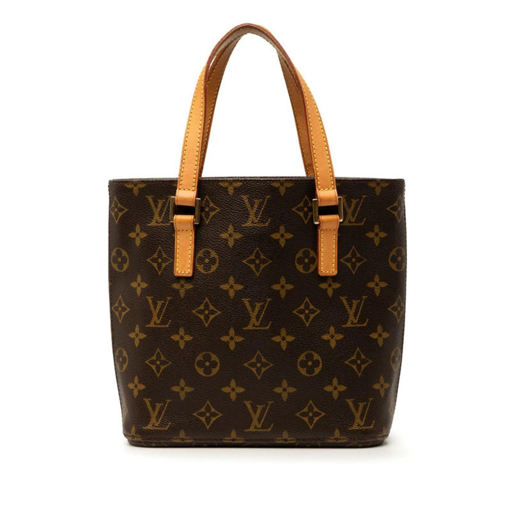 Louis Vuitton Monogram Vavin Handbag Tote Bag Brown Leather